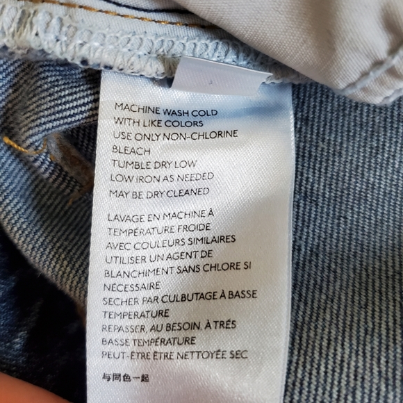 Free People We The Free Stella Skinny Jean Rip & Repair Raw Hem 28 - Picture 10 of 13